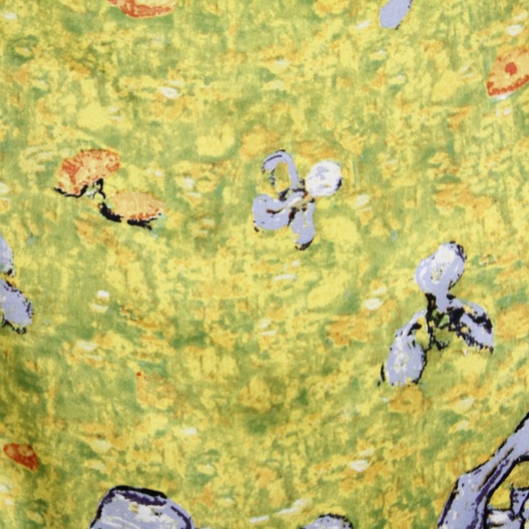 Vincent Van Gogh Silk Scarf Iris Floral Painting - Picture 4 of 7